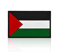 VPOUERY Parches Bandera de Palestina Parches Bordados para Ropa Parches Países y Banderas de Palestina Parches para Mochilas (Bandera)