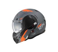 VPR F242 P/J Reverse Flip-Up Motorcycle Helmet - Double Visor Modular Jet Crash Helmet for Racing Sports Touring - Road Legal ECE 22.06 Approved Motorbike Helmets - S