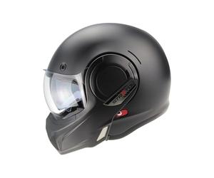 VPR F242 P/J Reverse Flip-Up Motorcycle Helmet - Double Visor Modular Jet Crash Helmet for Racing Sports Touring - Road Legal ECE 22.06 Approved Motorbike Helmets - S