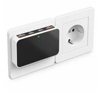 VPSUN Cargador plano USB C de 65 W, estación de carga múltiple USB con 4 puertos, cargador rápido USB C para portátil, MacBook, iPhone, Samsung, Huawei (negro, 65 W)