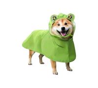 VPVCKMVTVZ Chubasquero for Perro Resistente a la Suciedad, protección del Vientre a Prueba de Viento, Mono de Lluvia for Perro, Cubierta de 4 Patas, Chaqueta Impermeable for la Lluvia(Green-XL)