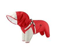 VPVCKMVTVZ Pet Dog Waterproof Coat Puppy Hooded Jacket For Rainy Day Outdoor Dog Raincoat Reflective Clothes For Small Medium Large Dogs(Red,3XL)
