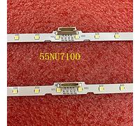 VPVCKMVTVZ Tira De LED For Iluminación Trasera Compatible Fit For Samsung UN55NU6950 UE55NU7090U UE55NU7170 UE55NU7172 UE55NU7379U UN55NU7175U UN55NU7300U UE55NU7025K(4 PCS For 2 TV)