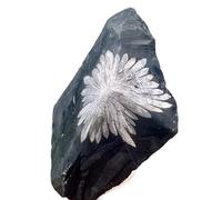 VPWJWFKOVI 1pc 260-300g Chrysanthemum Stone Quartz Carved Halo Gifts Gems