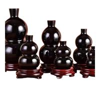 VPWJWFKOVI 1pc 8cm Obsidian Crystal Quartz Gourds Room Office Decoration