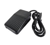VPWJWFKOVI 1Pcs TFS-01 Black Foot Pedal Switch AC 250V 10A SPDT NO NC Antislip Momentary Power FS-1 with 2M Wire