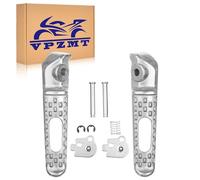 VPZMT Estriberas traseras, reposapiés, pedales para Honda 2003-2023 CBR 600RR, 2004-2016 CBR 1000RR (parte trasera blanca)