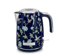 VQ Laura Ashley Hervidor de agua Elveden Navy - Hervidor de Agua de 1.7 Litros de Gran Capacidad, 2,2 KW de Ebullición Rápida con Protección Contra Sobrecalentamiento