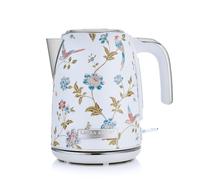 VQ Laura Ashley Hervidor de agua Elveden White - Hervidor de Agua de 1.7 Litros de Gran Capacidad, 2,2 KW de Ebullición Rápida con Protección Contra Sobrecalentamiento