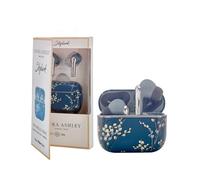 VQ Laura Ashley Skylark TWS Auriculares Inalambricos Bluetooth 5.4 con Elegante Estampado Aplicado a Mano - Cascos Inalambricos con Reducción de Ruido ENC, Micrófono HD, Batería de 40 Horas
