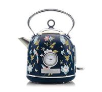 VQ Laura Ashley Tetera Electrica Elveden Navy - Hervidor de Agua de 1.7 Litros de Gran Capacidad 2,2 KW de Ebullición Rápida con Protección Contra Sobrecalentamiento e Indicador de Temperatur