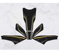 VQLDPX Adhesivo Adhesivo Lateral Depósito Combustible Motocicleta para Ducati DIAVEL V4 DIAVELV4 2023, Almohadilla Protectora Tracción Gasolina Pegatinas de Almohadilla de Tanque(Conjunto 4)