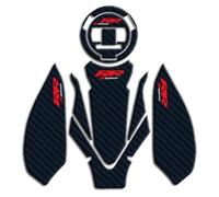 VQLDPX Adhesivo Protector para Depósito De Combustible Lateral De Motocicleta para BMW S1000RR S1000 RR S1000 RR 2019 2020 2021 2022 2023 Protector para Tanque de Combustible(C Negra)