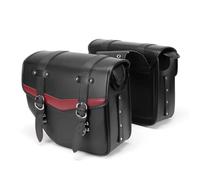 VQLDPX Alforjas Bolsas Alforjas Laterales para Motocicleta para Yamaha, para V-Star, para para Shadow Alforja De Cuero PU Bolsa Equipaje Viaje Bolsa Sillín Impermeable Moto