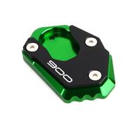 VQLDPX Almohadilla De Soporte Lateral para Motocicleta para Kawasaki Z900 Z 900 Z900RS Z900SE 2017-2025. Extensión De Soporte Lateral. Almohadilla de extensión para Caballete Lateral(Verde)