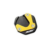 VQLDPX Almohadilla para Caballete Lateral De Motocicleta para X ADV XADV X-ADV 750 XADV750 2017-2023 2024 2025. Placa De Extensión Almohadilla de extensión para Caballete Lateral(Oro,X-1)