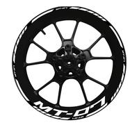 VQLDPX Calcomanías para Llantas de Moto Adhesivos Reflectantes para Llantas De Motocicleta para Yamaha MT-07 MT07 MT 07, Película Decorativa. llanta de Pegatina(Color 13)