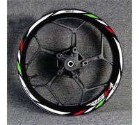 VQLDPX Calcomanías para Llantas de Moto Pegatinas para Llantas De Motocicleta, Calcomanías Reflectantes para Aprilia RSV4 R RR RSV4 RF RSV4 llanta de Pegatina(Color 4)