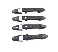 VQLDPX Cubierta Manija Puerta Exterior Coche 1 Juego De Embellecedores Para Manijas Puerta Auto Para City Sedan 2015-2020 Decoración Adhesivo Protector Embellecedor(negro 2)