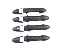 VQLDPX Cubierta Manija Puerta Exterior Coche 1 Juego De Embellecedores Para Manijas Puerta Auto Para City Sedan 2015-2020 Decoración Adhesivo Protector Embellecedor(negro 1)