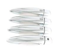 VQLDPX Cubierta Manija Puerta Exterior Coche Embellecedor De Manija Puerta Para Nissan Para Qashqai, Para XTrail Para Rogue (2020-2024) Decoración Exterior Lateral Cromado Embellecedor(Color 1)