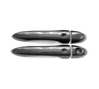 VQLDPX Cubierta Manija Puerta Exterior Coche Embellecedor Manija Puerta Exterior Coche Para Fiat 500X 500 X 2016-2023 Cubiertas Cuenco Sin O Con 2 Orificios Inteligentes Cromo Embellecedor(Color 1)