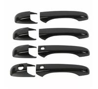 VQLDPX Cubierta Manija Puerta Exterior Coche Embellecedor Para Manija De Puerta Auto Con Smartkey Para Jeep Para Grand Para Cherokee 2011-2021 Adhesivo Decorativo Embellecedor(negro 1)