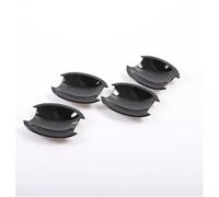 VQLDPX Cubierta Manija Puerta Exterior Coche Embellecedor Para Manija De Puerta Auto Para Nissan Para March, Para Micra K12 Para Tiida C11 (2003-2010) Fundas Protectoras Embellecedor(negro 3)