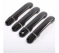 VQLDPX Cubierta Manija Puerta Exterior Coche Embellecedor Para Manija De Puerta Auto Para Nissan Para March, Para Micra K12 Para Tiida C11 (2003-2010) Fundas Protectoras Embellecedor(negro 2)