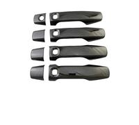 VQLDPX Cubierta Manija Puerta Exterior Coche Embellecedor Para Manija De Puerta Coche Para Lexus LX570 LX 570 2008-2012 2013 2014 2015 Decoración Plata Cromada Negro Brillante Embellecedor(Color 6)