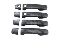 VQLDPX Cubierta Manija Puerta Exterior Coche Embellecedor Para Manija De Puerta Coche Para Lexus LX570 LX 570 2008-2012 2013 2014 2015 Decoración Plata Cromada Negro Brillante Embellecedor(Color 3)