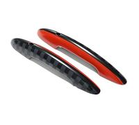 VQLDPX Cubierta Manija Puerta Exterior Coche Embellecedor Para Manija De Puerta Coche Para MINI Para Cooper S JCW F56 F57 ADHESIVO Decorativo Estilo Embellecedor(Color 5,Con agujero y luz)