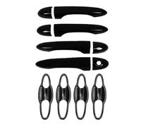 VQLDPX Cubierta Manija Puerta Exterior Coche Embellecedor Para Manija De Puerta Exterior Coche Para JEEP, Para Cherokee Para Compass 2015-2023 Decoración Cromo Negro Brillante Embellecedor(color 14)