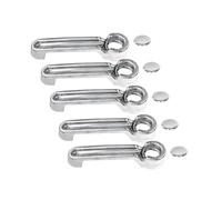 VQLDPX Cubierta Manija Puerta Exterior Coche Embellecedor Para Manijas De Puerta Auto Para Jeep Para Liberty Para Wrangler JK JKU 2007-2017 Decoración Protector Adhesivo Embellecedor(Plata 2)