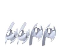 VQLDPX Cubierta Manija Puerta Exterior Coche Embellecedor Para Manijas De Puerta Auto Para Mitsubishi L200, Para Triton Para Pickup 2006-2014 Fundas Decorativas Protector Plata Embellecedor(Plata 4)