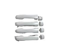 VQLDPX Cubierta Manija Puerta Exterior Coche Manija De Puerta Exterior Para Toyota Para Land Para Cruiser Para Base 2009-2011 2013-2016 Reemplazo 69217-60150 69211-60070 Embellecedor(Blanco)