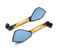 VQLDPX Espejos Retrovisores Laterales Ajustables para X ADV, X-ADV, XADV 750 (2018-2021) Juego de Espejos para Motocicleta(Oro)