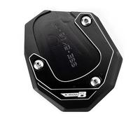 VQLDPX Extensor De Pata De Cabra para Motocicleta, Almohadilla De Soporte para Pata De Cabra Lateral para K1600B K1600 B 2017-2023, Placa De Pie De Extensión Antideslizante Caballete Apoyo(Negro)