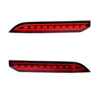 VQLDPX Luz Reflector Parachoques Trasera Coche Reflector De Parachoques Trasero Para Jeep Para Grand Para Cherokee 2021 2022 2023 2024, Luz Freno, Intermitentes Dinámicos LED Trasero