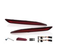 VQLDPX Luz Reflector Parachoques Trasera Coche Reflector De Parachoques Trasero Para Tesla Para Model Y 2019, 2020, 2021 2022, Luz Freno Direccional Dinámica Trasero