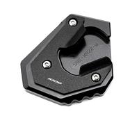 VQLDPX Placa De Soporte De Extensión para Caballete Lateral De Motocicleta para M1000XR M 1000XR M1000 XR 2024 2025 Caballete Lateral para pie Almohadilla de extensión para Caballete Lateral(Negro)