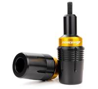 VQLDPX Protector Deslizante Marco Protectores De Chasis para Motocicleta, Protección contra Caídas para Yamaha Tracer 9 GT 2025, Tracer 9GT 2021-2025, Tracer 900 GT contra Caídas(Oro,X-1)