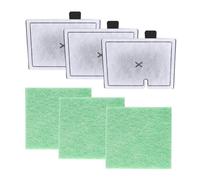 VQUNBG Cartucho Interno Interpet CF1, Paquete de Filtro CF 1, Cartuchos de Filtro de Tanque de Peces para Acuarios (Juego de Repuesto 3+3)