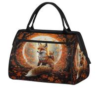 VQUVQV Bolsa de viaje impermeable para deportes, gimnasio, fin de semana, para hombres y mujeres, Fox in the Autumn Forest