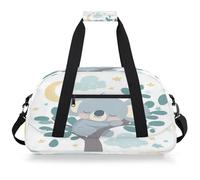 VQUVQV Bolsa de viaje para hombre y mujer, resistente al agua, para deportes, gimnasio, fin de semana, para la noche, Lindo koala durmiendo en un árbol