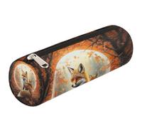 VQUVQV Estuche para lápices, suministros escolares, bolsa para bolígrafos para niñas, niños, estudiantes, almacenamiento de artículos de papelería, Fox in the Autumn Forest, Organizador de bolsas