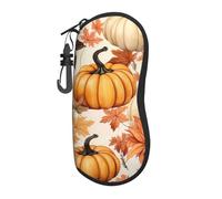 VQUVQV Funda de neopreno suave para gafas de sol, Hojas de arce de calabaza otoñal, Talla única