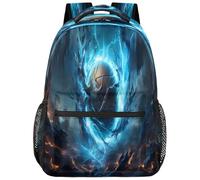 VQUVQV Mochila para mujeres y hombres, mochila escolar ligera para laptop, mochila informal para la universidad, trabajo, viajes, Balón de baloncesto 3D Energy Light