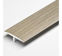 VQWQV Moldura Umbral De Transición Piso Autoadhesivo Moldura Borde Puerta Metal Espacio para Laminados Baldosas Rampa Entrada (3pcs X 90cm)(Light Gray,W4cm)