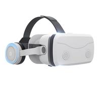 VR Auriculares Goggles - Gafas De Realidad Virtual 3D, Experiencia De Películas Y Juegos Mejorados De Dispositivos Visuales Inteligentes | Compact Viewer Head Stra, Interacción De PC De Teléfono Celul